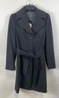 NWT Banana Republic Womens Black Single Breasted Three Button Overcoat Size M image number 3