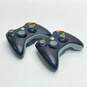 Microsoft Xbox 360 controllers - Lot of 2, black image number 2