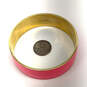Designer J. Crew Gold-Tone Enamel Pink Round Shape Fashion Bangle Bracelet image number 3