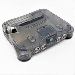 Nintendo 64 N64 Smoke Grey Console Tested - Broken Shell