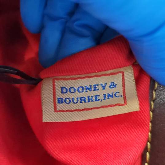 Dooney & Bourke 7C91P Cocnag Embossed Leather Handheld Tote Bag image number 6
