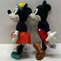 Disney Charlotte Clark Mickey And Minnie Mouse 13” Collectible Plush Set image number 5