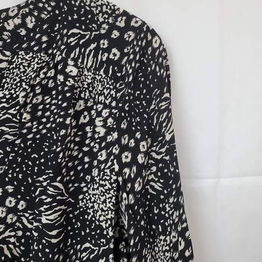 Joie B/W Animal Print Viscose Dress NWT Exclusive Saks 5th Ave. Size XS image number 2