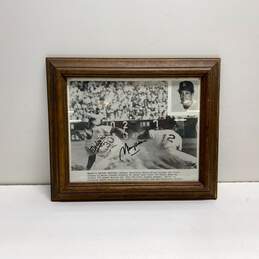 Maury Wills Autographed Picture