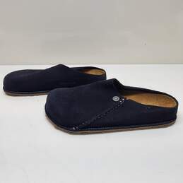Birkenstock Black Slip On Suede Sandals Size 41 alternative image