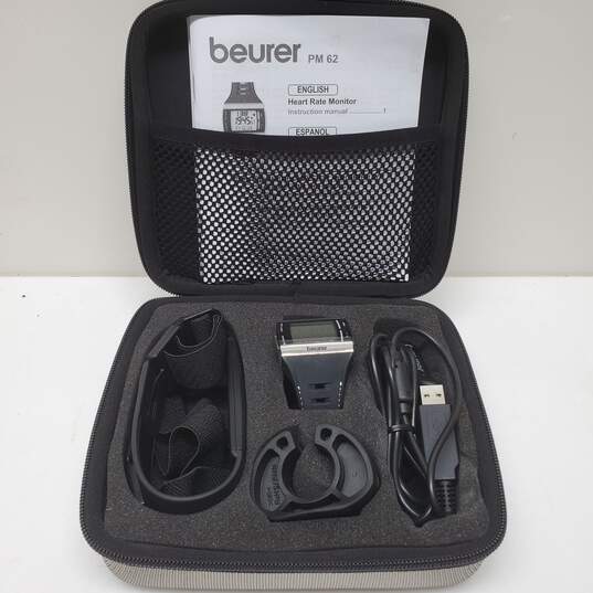 Beurer PM 62 Exercise Heart Rate Monitor Chest Strap and Wrist Band image number 1