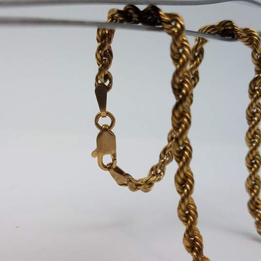 Star Lot : A good quality 9 carat gold plated rope twist bracelet, with a  weight of 14.47 grams.