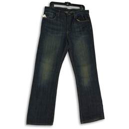 NWT Banana Republic Mens Blue Denim 5-Pocket Design Bootcut Jeans Size 34/34