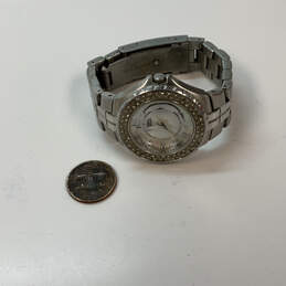 Designer Fossil Blue AM-4023 Silver-Tone Stainless Steel Analog Wristwatch alternative image