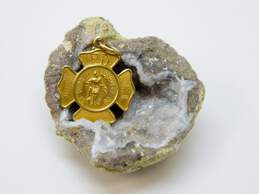 14K Yellow Gold Religious Medal Pendant 1.5g alternative image