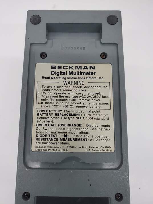 Beckman Digital Multimeter  Model 3010 Untested image number 3