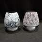Glass Art Vases 2Ct 5x4 Poland image number 1