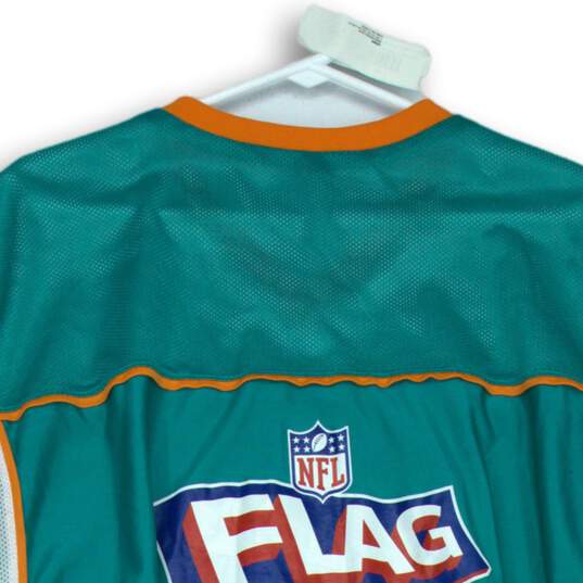 NFL Adult Aqua Multicolor Reversible Dolphins Jersey Size XL image number 4