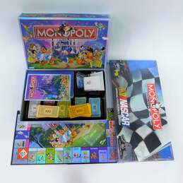 2 Monopoly Board Games  Sealed NASCAR &  Disney  Complete