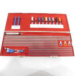 Vintage Trinor Lettering Set Model 901-SL W/ Case