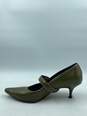 Christian Weber Green Patent Mary Jane Pumps W 7 image number 2