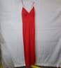 Adrianna Papell Women's Sleeveless Red Lola Jersey Slip Dress Size 10 image number 1