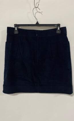 NWT COS Womens Black Corduroy Flat Front Pockets Back Zip Mini Skirt Size 8 alternative image