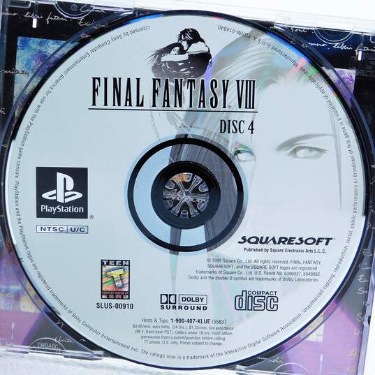 Final Fantasy VIII Sony PlayStation PS1 CIB image number 7