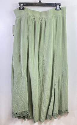 XCVI Women Olive Green Midi Skirt XL alternative image