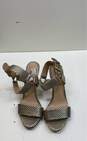 Karl Lagerfeld Women's Cadia Ankle Strap Metallic Heels Size 6.5 image number 5
