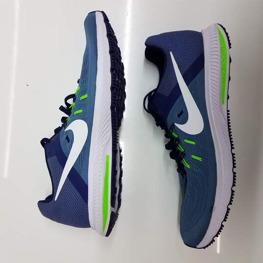 en progreso Fe ciega Conmemorativo Buy the Men's Nike Zoom Winflo 2 'Blue/Lime' 807276-403 Running Shoes Size  14 | GoodwillFinds