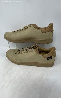 Adidas Mens Stan Smith GZ2593 Beige Low Top Lace-Up Sneaker Shoes Size 9