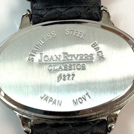Designer Joan Rivers Classics 377 Silver-Tone Dial Analog Wristwatch image number 5