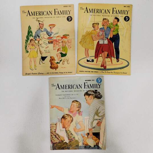 VTG American Family Magazine Lot of 8 1948 & 1949 & 1952 image number 2