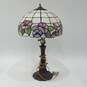 Working Tiffany Style Stained Glass Table Desk Lamp Art Nouveau Style image number 1