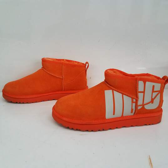 UGG Ultra Mini Chopd Orange Boots Size 11 image number 1