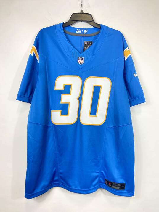 Nike NFL Los Angeles Chargers Austin Ekeler #30 Blue Football Jersey - Size XL image number 1