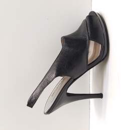 Michael Kors Women's Ronnie Slingback Leather Heel Size 7