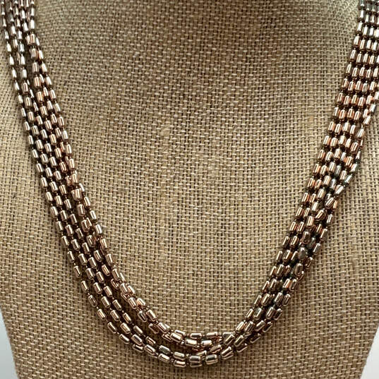 Designer Joan Rivers Gold-Tone Lobster Clasp Multi Layered Chain Necklace image number 1
