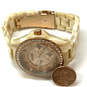 Designer Fossil ES-3579 Rhinestone Chronograph Dial Analog Wristwatch image number 2
