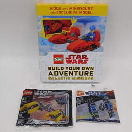 LEGO Star Wars 8028 Tie Fighter, 30461 Podracer, Build Your Own Adventure Book