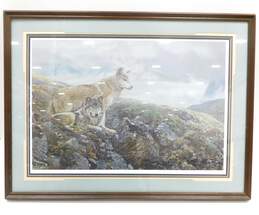 Terry A. Isaac Above Timberline Artist Signed Numbered Large Framed Art Print