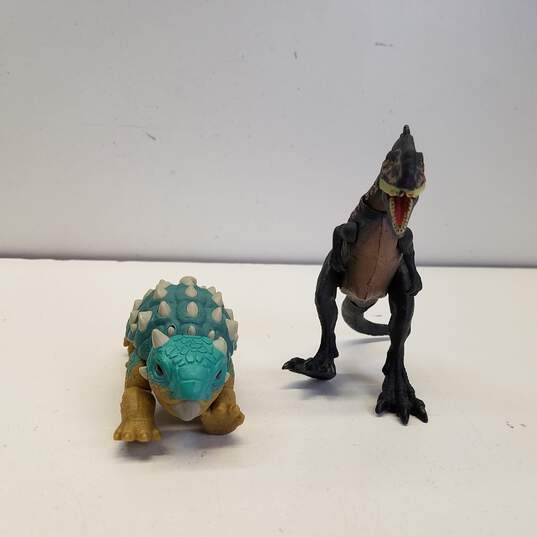 Mattel Jurassic World Dinosaur Action Figure & Vehicle Bundle (Set Of 8) image number 7