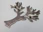 Vintage Taxco 925 Two Tone Birds in Tree of Life Brooch 19.0g image number 3