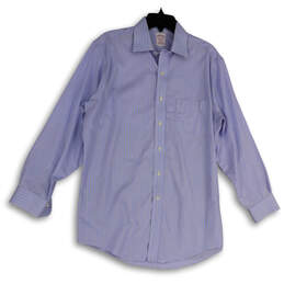 Bobby Jones Signature Cotton Knit Long-Sleeve Button-Down Collar Button-Cuff Polo Shirt Sky Blue / XL