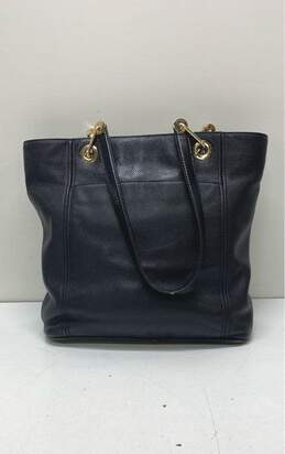Michael Kors Black Pebbled Leather Pocket Tote Bag alternative image