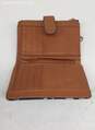 Fossil Womens Multicolor Leather Card Holder Bifold Wallet image number 3