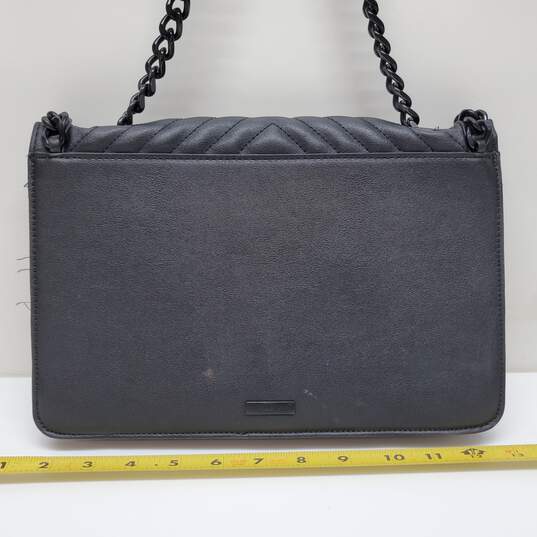 Aldo Greenwald Black Chain Strap Quilted Crossbody Bag image number 3