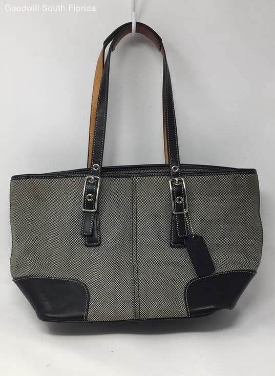 Coach Womens Gray Black Handbag image number 1