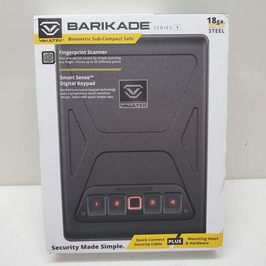 Vaultek Barikade Series 1 Biometric Sub-Compact Safe 18gal. Fingerprint 2021 image number 1