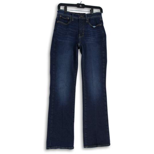 NWT Lucky Brand Womens Blue Denim Medium Wash Bootcut Leg Jeans Size 6 image number 1