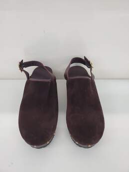 M.Gemi The Greta Backstrap with Shearling shoes size-38 1/2 Us Size-9 used