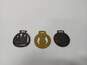 3pc Set of Vintage Brass Horse Bridle Medallions image number 2