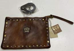 Pratesi Firenze Brown Leather Studded Shoulder Bag alternative image