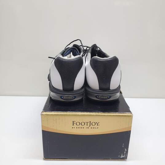 Men's Foot Joy GF: II Golf Shoes White/Black Size 10 Medium, Used image number 3